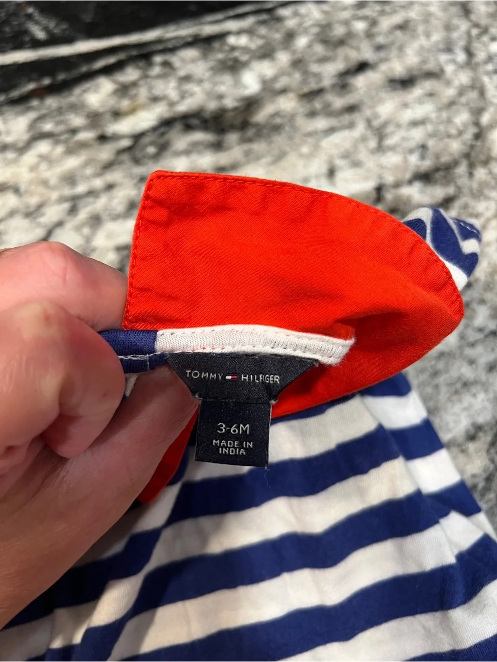 Tommy Hilfiger Baby Girl Nautical Stripe Dress & Bloomers Set | 3-6 Months